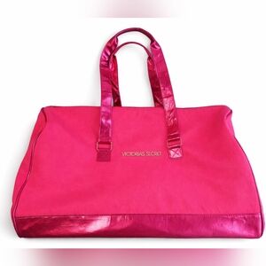Victoria’s Secret Pink Weekender Duffle Bag Large Travel Gym Tote Overnight Bag